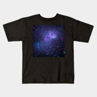 purple galaxy Kids T-Shirt